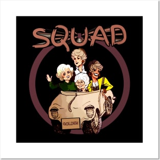 Squad girls mature Posters and Art